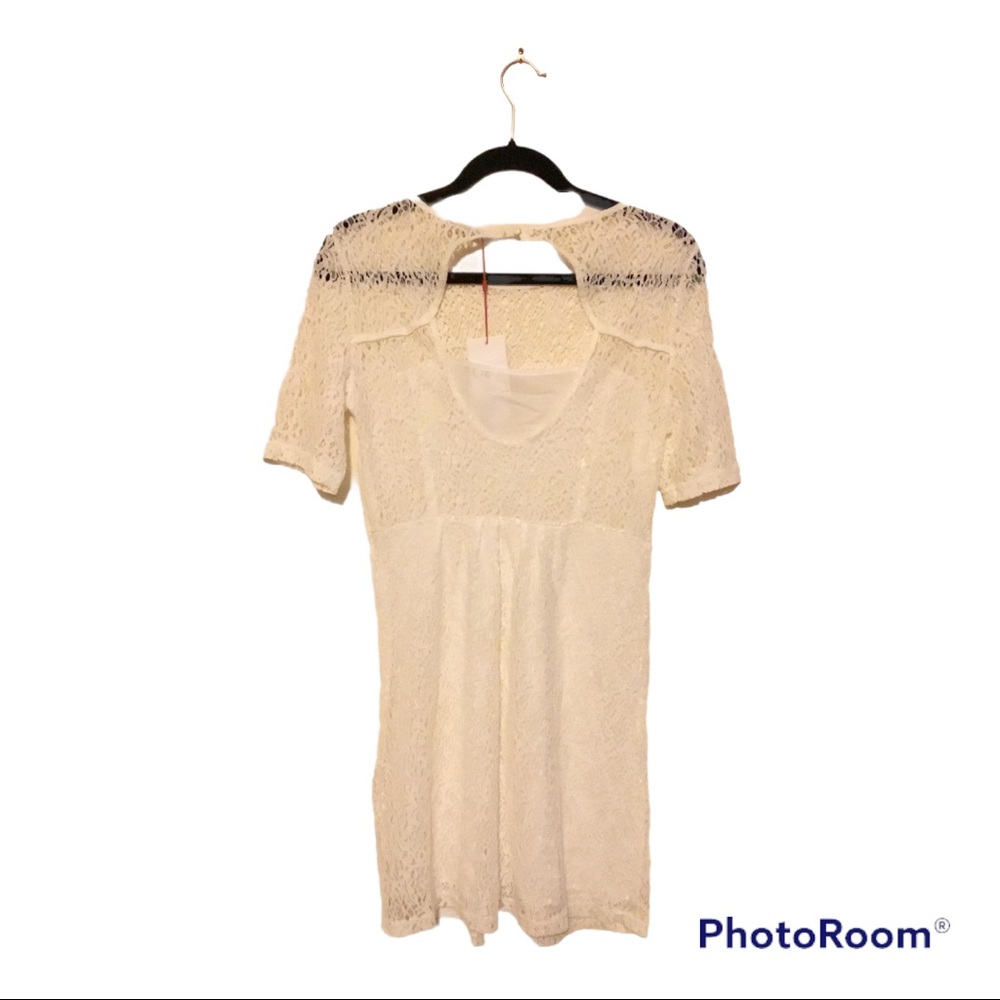 O2 Collection Lace Dress White Size Small #144 - Picture 2 of 9